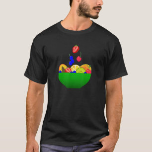 Fruit Salad Delicious Fruits Fruit And Vegans T-Shirt