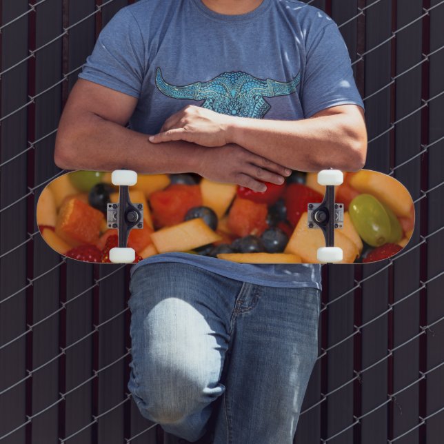 Fruit Salad Food Photogrpahy Skateboard (Outdoor 3)