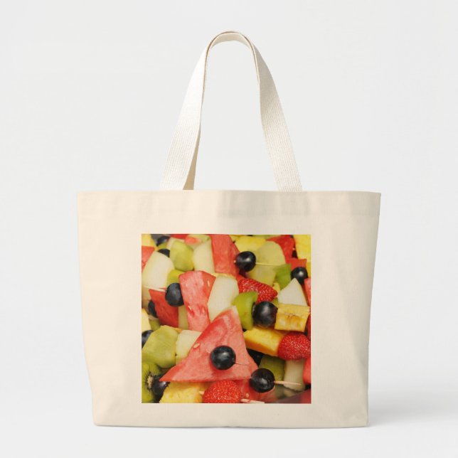 fruit salad large tote bag (Front)