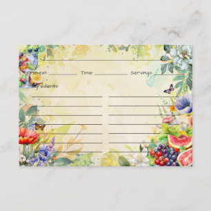 Fruit Salad Recipe Card