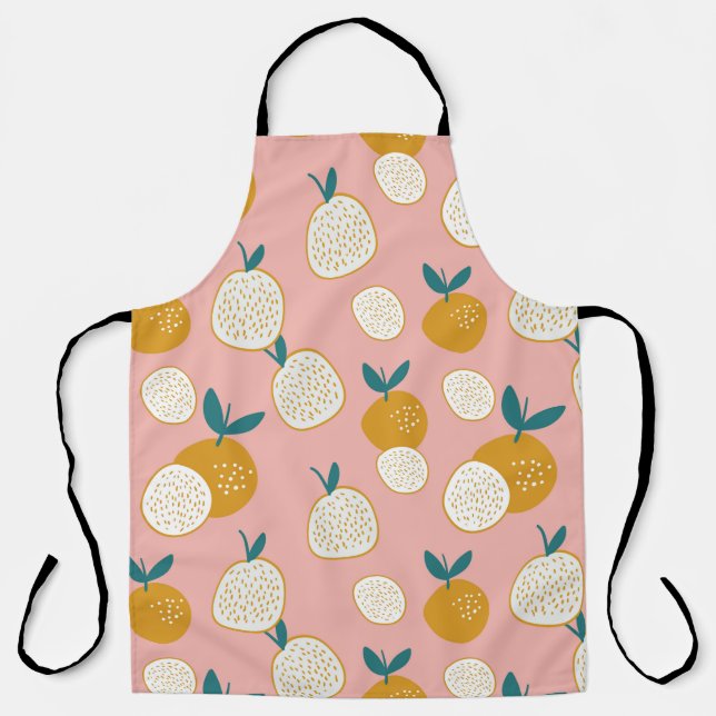 fruit seamless pattern background, print pattern apron (Front)