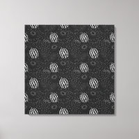 Fruit seamless pattern black and white Tropical