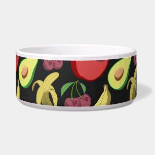 Fruit seamless pattern   colourful tropical fruit