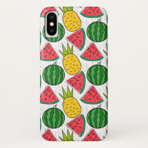 Fruit seamless pattern   Fruit surface pattern 10 iPhone X Case