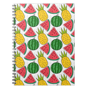 Fruit seamless pattern   Fruit surface pattern 10 Notebook