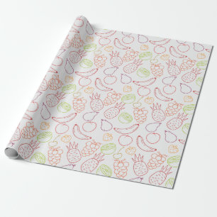 Fruit seamless pattern Fruit surface pattern 12 Wrapping Paper