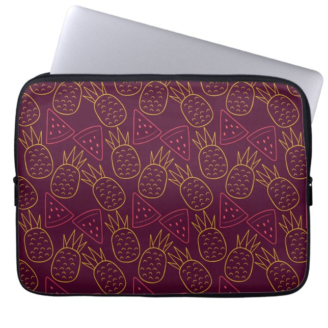 Fruit seamless pattern | Fruit surface pattern 18 Laptop Sleeve (Front)