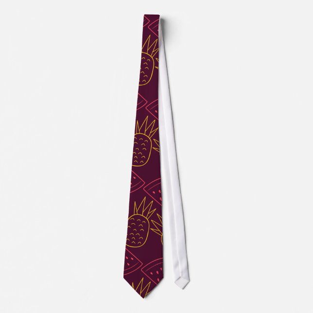 Fruit seamless pattern | Fruit surface pattern 18 Tie (Front)