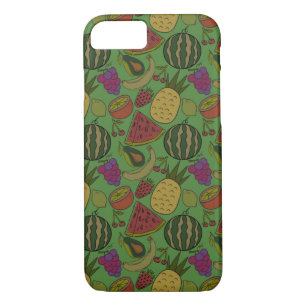 Fruit seamless pattern   Fruit surface pattern 19 iPhone 8/7 Case