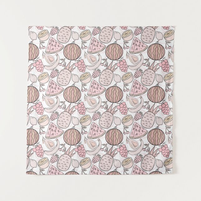 Fruit seamless pattern | Fruit surface pattern 1 Tapestry (Front)