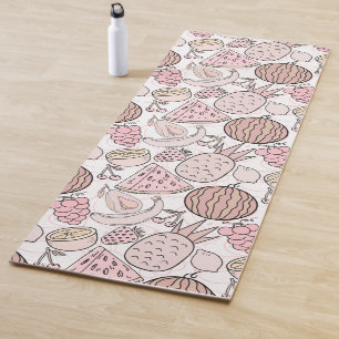 Fruit seamless pattern   Fruit surface pattern 1 Yoga Mat