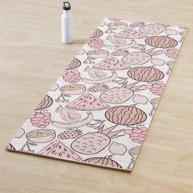Fruit seamless pattern | Fruit surface pattern 1 Yoga Mat (In Situ)