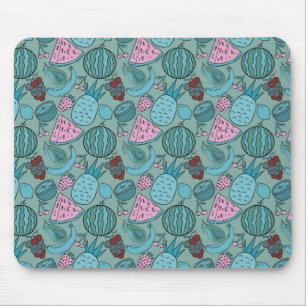 Fruit seamless pattern Fruit surface pattern 20 Mouse Mat