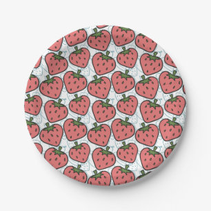 Fruit seamless pattern   Fruit surface pattern 21 Paper Plate