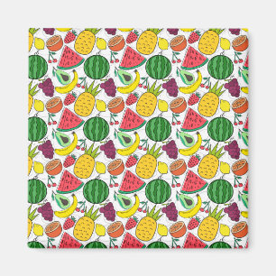 Fruit seamless pattern   Fruit surface pattern 22 Magnet