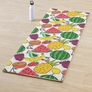 Fruit seamless pattern   Fruit surface pattern 22 Yoga Mat