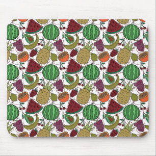 Fruit seamless pattern   Fruit surface pattern 25 Mouse Mat