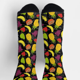 Fruit seamless pattern Fruit surface pattern 28 Socks