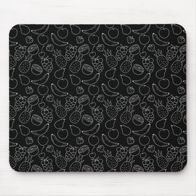 Fruit seamless pattern | Fruit surface pattern 2 Mouse Mat (Front)