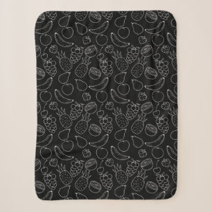 Fruit seamless pattern Fruit surface pattern 2 Sherpa Blanket