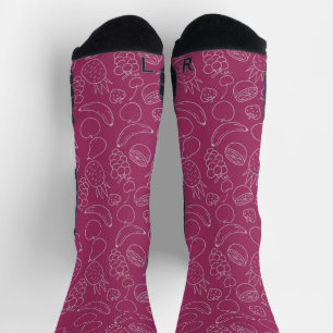 Fruit seamless pattern   Fruit surface pattern 32  Socks