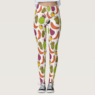 Fruit seamless pattern   Fruit surface pattern 34 Leggings