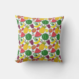 Fruit seamless pattern Fruit surface pattern 37 Cushion