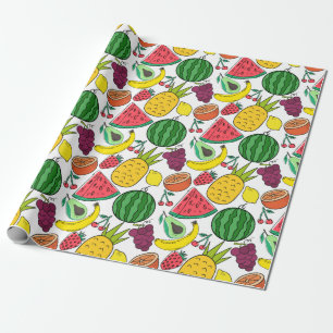 Fruit seamless pattern Fruit surface pattern 37 Wrapping Paper
