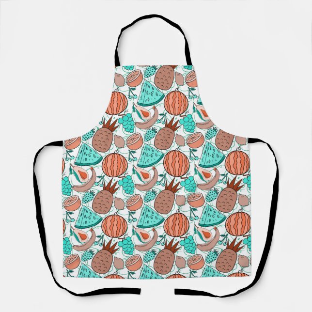 Fruit seamless pattern | Fruit surface pattern 39 Apron (Front)