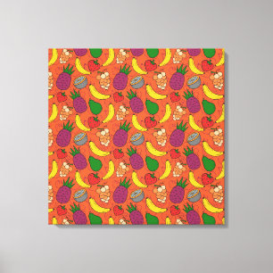 Fruit seamless pattern Fruit surface pattern 40 Canvas Print