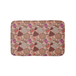 Fruit seamless pattern   Fruit surface pattern 45 Bath Mat
