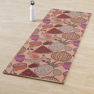 Fruit seamless pattern   Fruit surface pattern 45 Yoga Mat