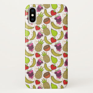 Fruit seamless pattern   Fruit surface pattern 49 iPhone X Case