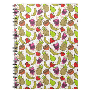 Fruit seamless pattern Fruit surface pattern 49 Notebook