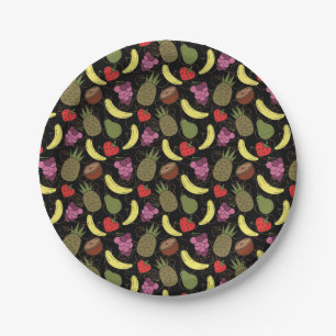 Fruit seamless pattern   Fruit surface pattern 51 Paper Plate