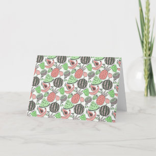 Fruit seamless pattern Fruit surface pattern 53 Card