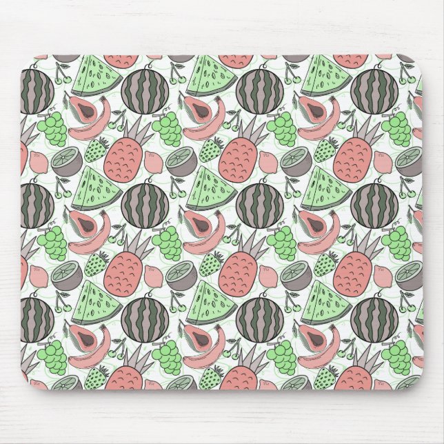 Fruit seamless pattern | Fruit surface pattern 53 Mouse Mat (Front)