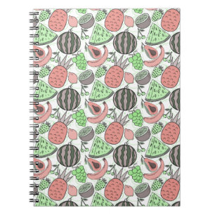 Fruit seamless pattern   Fruit surface pattern 53 Notebook
