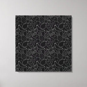 Fruit seamless pattern Fruit surface pattern 55 Canvas Print