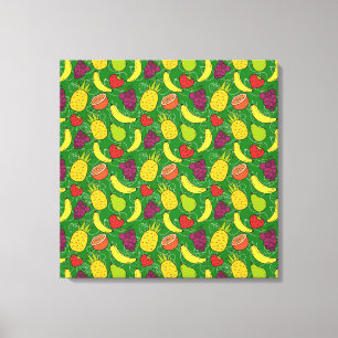 Fruit seamless pattern   Fruit surface pattern 7 Canvas Print
