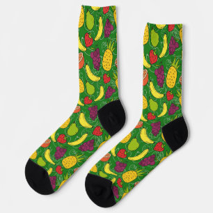 Fruit seamless pattern Fruit surface pattern 7 Socks