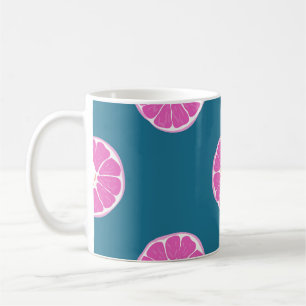 Fruit seamless pattern with orange. abstract,art,b coffee mug