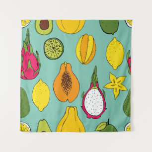 Fruit. Seamless vintage pattern Tapestry