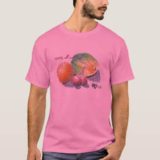 fruit sketch, 100% all natural T-Shirt