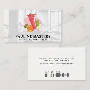 Fruit Smoothies   Gym Appointment Card