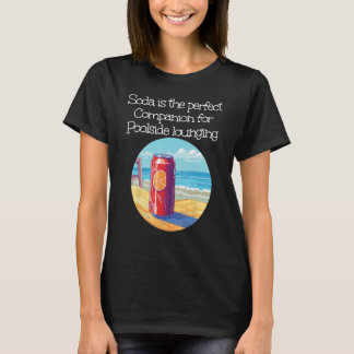 Fruit Soda Companion in Poolside lounging T-Shirt