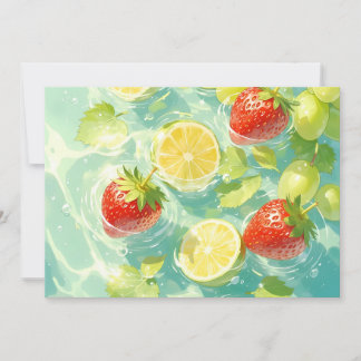 Fruit Splash Invitation