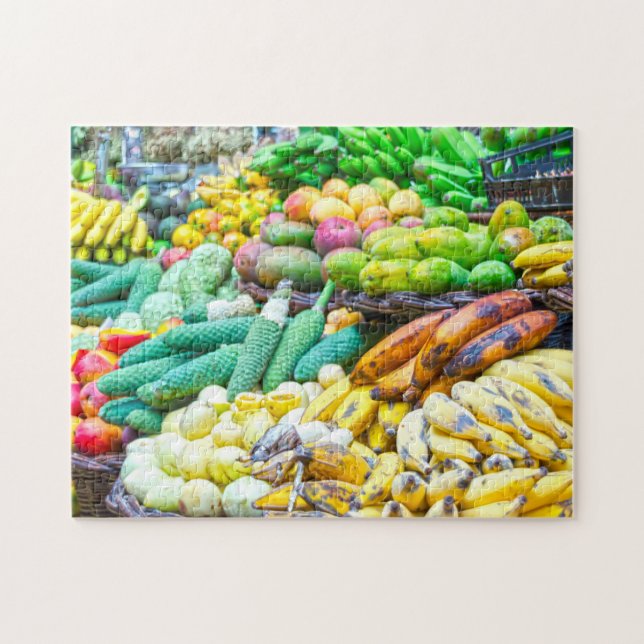 Fruit stall in the Grenadines. Jigsaw Puzzle (Horizontal)
