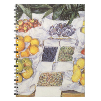 Fruit Stand by Gustave Caillebotte, Vintage Art Notebook