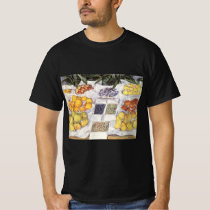 Fruit Stand by Gustave Caillebotte, Vintage Art T-Shirt